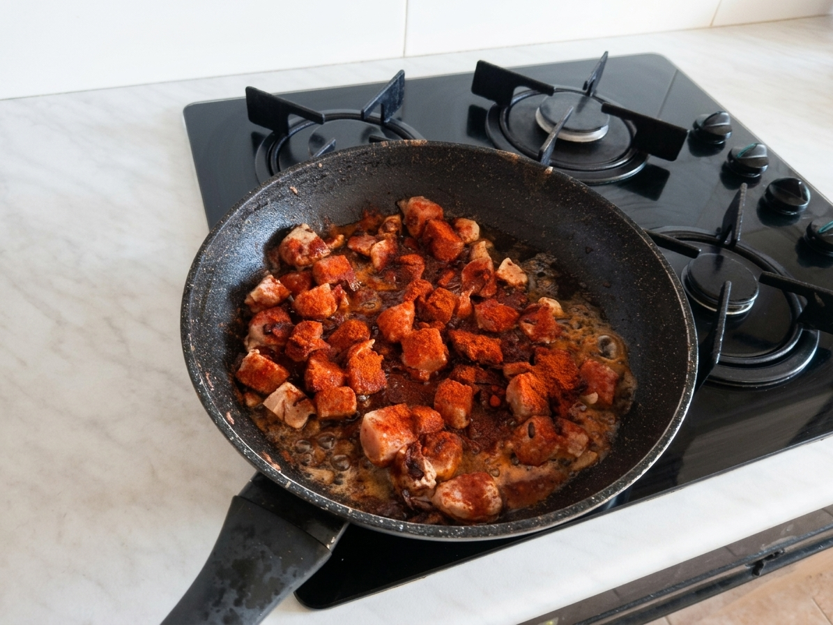 Kurací paprikáš s haluškami - 5